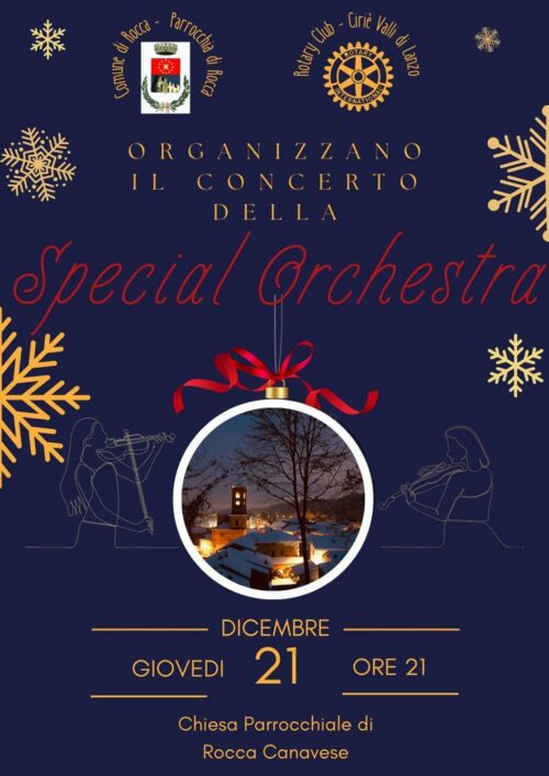 La Rotary Special Orchestra è pronta per il Concerto Natalizio
