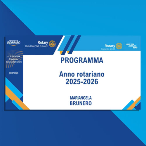 Al via l’anno rotariano 2025-2026 con Mariangela Brunero presidente