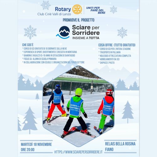 Presentazione del progetto “Sciare per Sorridere”