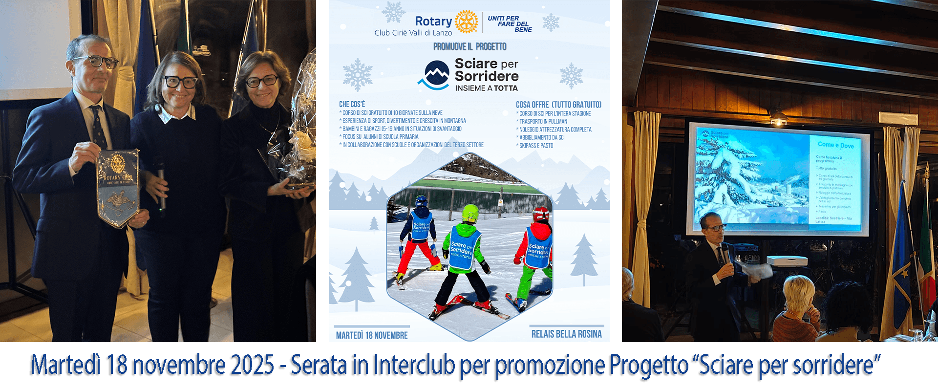 Serata Sciare per sorridere