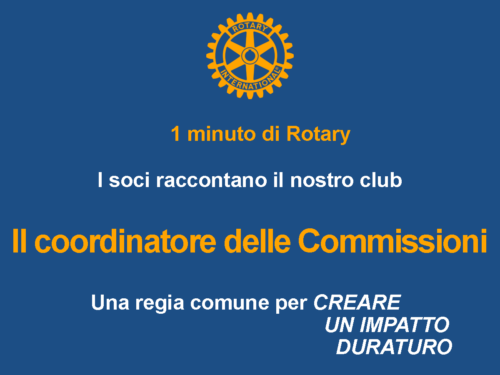 “Un minuto di Rotary”: al via la nuova rubrica social del Club